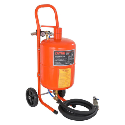 5 Gallon Sand Blaster 60-110 PSI High Pressure Sandblaster with 4 Nozzles.