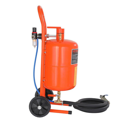 5 Gallon Sand Blaster 60-110 PSI High Pressure Sandblaster with 4 Nozzles.