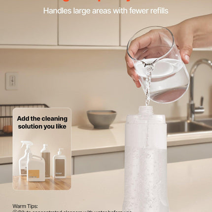 Spray Mop, with 3 Washable Pads for Dry and Wet Floor Cleaning & an 800ml Refillable Water Tank, Microfiber Dust Wet Mop & Twisted Cotton Dry Mop, Commercial Home Use for Tiles/Vinyl/Wood Floor.