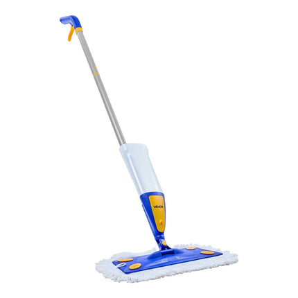 Spray Mop, with 3 Washable Pads for Dry and Wet Floor Cleaning & an 800ml Refillable Water Tank, Microfiber Dust Wet Mop & Twisted Cotton Dry Mop, Commercial Home Use for Tiles/Vinyl/Wood Floor.