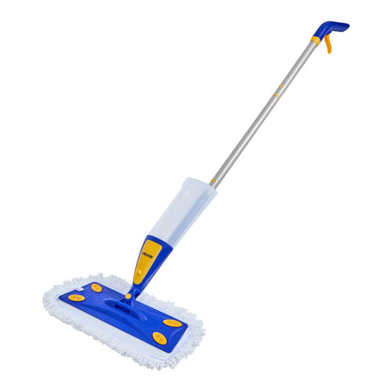 Spray Mop, with 3 Washable Pads for Dry and Wet Floor Cleaning & an 800ml Refillable Water Tank, Microfiber Dust Wet Mop & Twisted Cotton Dry Mop, Commercial Home Use for Tiles/Vinyl/Wood Floor.