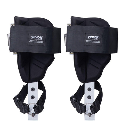 Tree Climbing Spikes, 1 Pair Aluminum Climbing Spurs, 350lbs Load Capacity Tree Climbing Gear with Straps and Spike Protectors, Arborist Equipment for Climbers, Hunting, Fruit Picking, White.