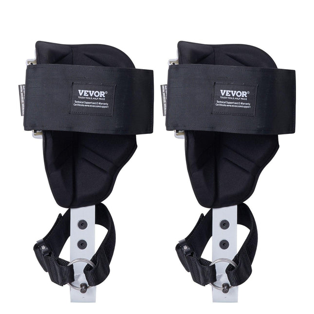 Tree Climbing Spikes, 1 Pair Aluminum Climbing Spurs, 350lbs Load Capacity Tree Climbing Gear with Straps and Spike Protectors, Arborist Equipment for Climbers, Hunting, Fruit Picking, White.