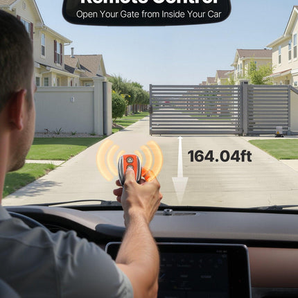 550W Electric Sliding Gate Opener 1500kg Chain Drive Infrared Sensor.