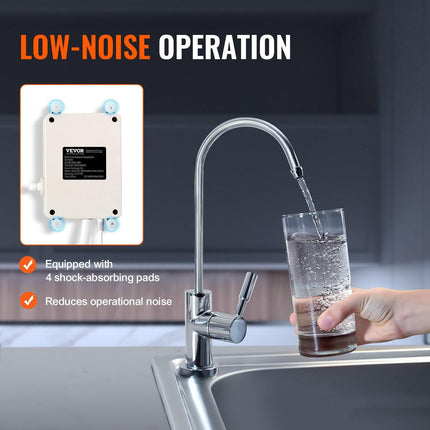 Bottled Water Dispenser Pump System, 2x5 Gallon Dispensing System, Automatic Electric Water Dispenser, Double-Pipe Water Jug Pump, Compatible Use with Coffee/Tea Machine, Refrigerator, Ice Maker.