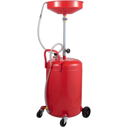 VEVOR Waste Oil Drain Tank Portable Oil Drain 20 Gallon Air Operated Drainer.