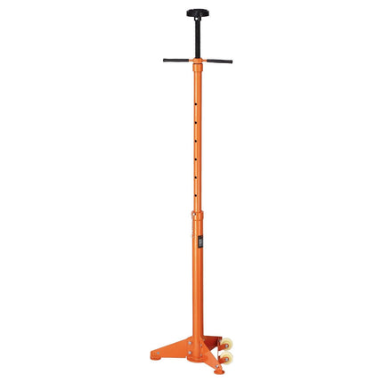 Underhoist Support Stand, 3/4 Ton Capacity Under Hoist Jack Stand, Lifting from 38.4 to 75.4 in, Bearing Mounted Spin Handle, Self-Locking Threaded Screw, Two Wheels, Support Vehicle Components.