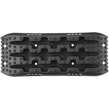2PCS Traction Boards with PP for Mud Snow Sand Storage Bag Short Black.