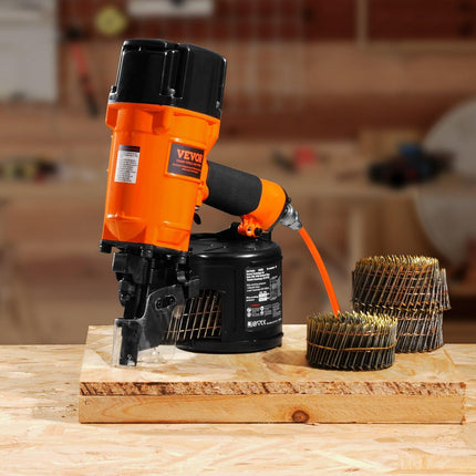 CN83N Coil Siding Nailer 50mm to 83mm 15 Degree Pneumatic Nail Gun.