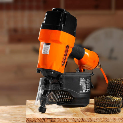 MCN90 Coil Framing Nailer 45mm to 90mm 15 Degree Pneumatic Nail Gun.
