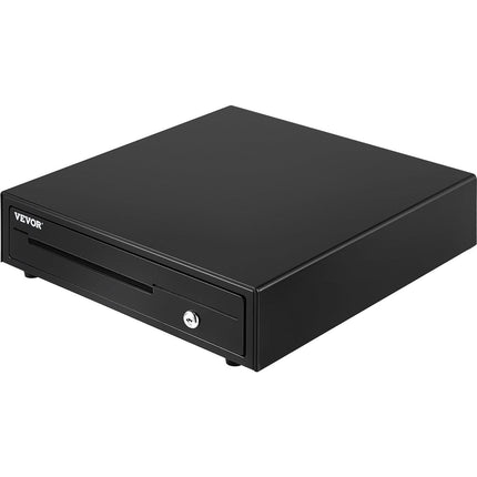 Cash Register Drawer, 16" 12 V, for POS System with 5 Bill 6 Coin Cash Tray, Removable Coin Compartment & 2 Keys Included, RJ11/RJ12 Cable for Supermarket, Bar, Coffee Shop, Restaurant.
