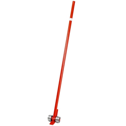 Prylever Bar 3T Capacity Steel Pry Lever Bar Heavy Duty with Wheels Prylever with 1.5 m Length Handle.