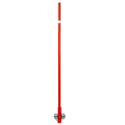 Prylever Bar 3T Capacity Steel Pry Lever Bar Heavy Duty with Wheels Prylever with 1.5 m Length Handle.