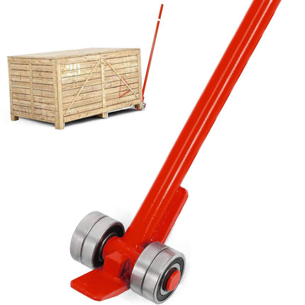 Prylever Bar 3T Capacity Steel Pry Lever Bar Heavy Duty with Wheels Prylever with 1.8 m Length Handle.