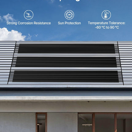 Solar Pool Heater 1235 x 7340mm Aboveground & Inground Pool Heating System.