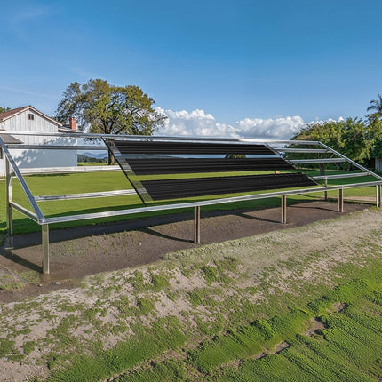 Solar Pool Heater 1235 x 7340mm Aboveground & Inground Pool Heating System.