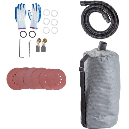 Drywall Sander 750W Electric, Electric Sander Variable Speed 800-1750RPM, Drywall Sander Foldable Sheetrock Sander, with Telescope Handle ,Vacuum Bag Drywall Sanders 6 Sand Pads.