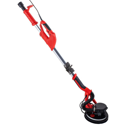 Drywall Sander 750W, Electric Drywall Sander, Foldable Sheetrock Sander, with Telescope Handle, Electric Sander, Variable Speed 800-1750 RPM, Wall Sander, with LED Strip Light and Vacuum Bag.