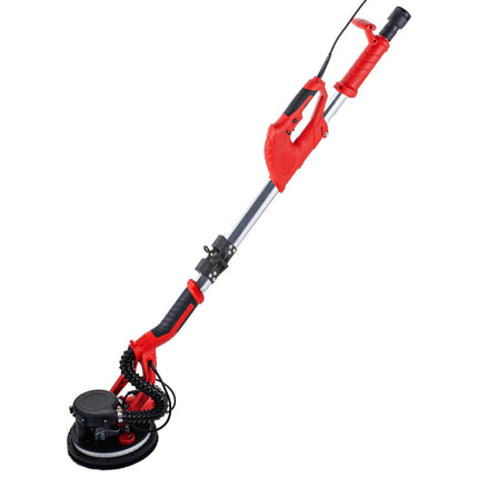 Drywall Sander 750W, Electric Drywall Sander, Foldable Sheetrock Sander, with Telescope Handle, Electric Sander, Variable Speed 800-1750 RPM, Wall Sander, with LED Strip Light and Vacuum Bag.