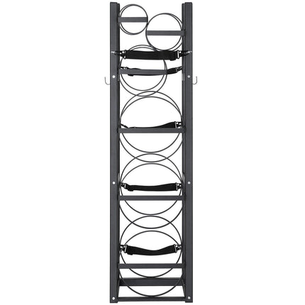 Refrigerant Tank Rack, with 3 x 30lbs and Other 3 Small Bottle Tanks, Cylinder Tank Rack 12.79x12.99x47.12 in, Refrigerant Cylinder Rack and Holders for Freon, Gases, Oxygen, Nitrogen.