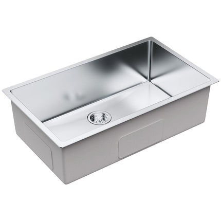 Kitchen Sink, 304 Stainless Steel Drop-In Sinks, Undermount Single Bowl Basin with Accessories(Pack of 3), Household Dishwasher Sinks for Workstation, RV, Prep Kitchen, and Bar Sink, 32 inch.