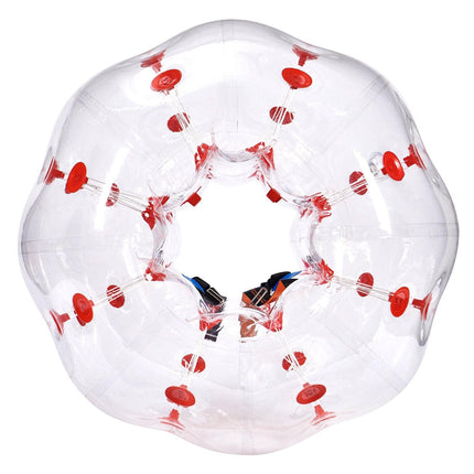 Inflatable Bumper Ball 1-Pack, 4FT/1.2M Body Sumo Zorb Balls for Teen & Adult, 0.8mm Thick PVC Human Hamster Bubble Balls for Outdoor Team Gaming Play, Bumper Bopper Toys for Garden, Yard, Park.
