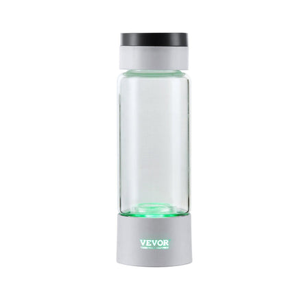 Hydrogen Water Bottle Generator, 380 ml / 13.4 oz Capacity Portable Hydrogen Water Maker, SPE Technology Hydrogen Rich Water Ionizer Machine with Nasal Inhalation Tube and Self-Cleaning.