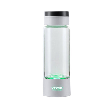 Hydrogen Water Bottle Generator, 380 ml / 13.4 oz Capacity Portable Hydrogen Water Maker, SPE Technology Hydrogen Rich Water Ionizer Machine with Nasal Inhalation Tube and Self-Cleaning.