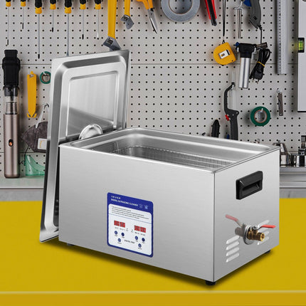 Digital Ultrasonic Cleaner 30L Ultrasonic Cleaning Machine 40kHz Sonic Cleaner Machine 316 & 304 Stainless Steel Ultrasonic Cleaner Machine with Heater & Timer for Cleaning Jewelry Glasses Watch.