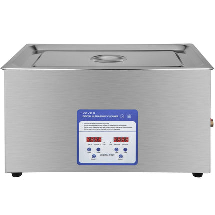 Digital Ultrasonic Cleaner 30L Ultrasonic Cleaning Machine 40kHz Sonic Cleaner Machine 316 & 304 Stainless Steel Ultrasonic Cleaner Machine with Heater & Timer for Cleaning Jewelry Glasses Watch.