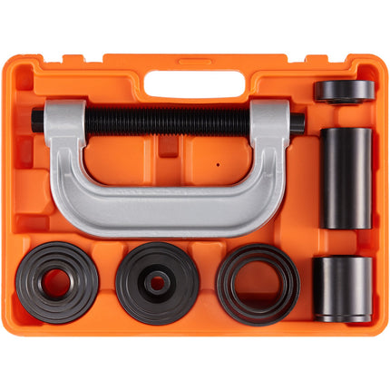 Ball Joint Press Kit, 10 pcsTool Kit, C-press Ball joint Remove and Install Tools, for Most 2WD and 4WD Cars, Heavy Duty Ball Joint Repair Kit for Automotive Repairing.