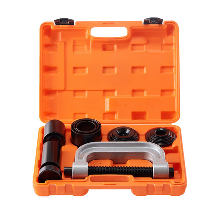 Ball Joint Press Kit, 10 pcsTool Kit, C-press Ball joint Remove and Install Tools, for Most 2WD and 4WD Cars, Heavy Duty Ball Joint Repair Kit for Automotive Repairing.
