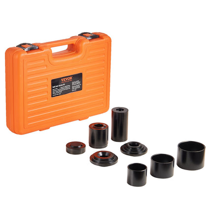 Ball Joint Press Kit, 10 pcsTool Kit, C-press Ball joint Remove and Install Tools, for Most 2WD and 4WD Cars, Heavy Duty Ball Joint Repair Kit for Automotive Repairing.
