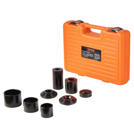 Ball Joint Press Kit, 10 pcsTool Kit, C-press Ball joint Remove and Install Tools, for Most 2WD and 4WD Cars, Heavy Duty Ball Joint Repair Kit for Automotive Repairing.