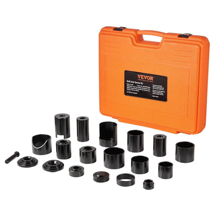 Ball Joint Press Kit, 21 pcs Tool Kit, C-press Ball joint Remove and Install Tools, for Most 2WD and 4WD Cars, Heavy Duty Ball Joint Repair Kit for Automotive Repairing.
