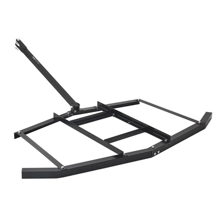 Drag Harrow, 66" Width Tow Behind Drag Harrow, Q235 Steel Driveway Grader with Adjustable Bars & Pin Hitch, Support up to 50 lbs, Tractor Driveway Harrow for ATVs, UTVs, Garden Lawn Tractors.