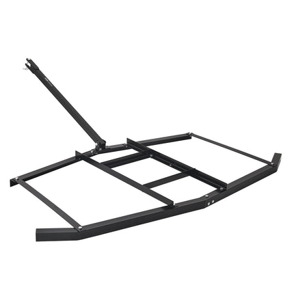 Drag Harrow, 74" Width Tow Behind Drag Harrow, Q235 Steel Driveway Grader with Adjustable Bars & Pin Hitch, Support up to 50 lbs, Tractor Driveway Harrow for ATVs, UTVs, Garden Lawn Tractors.