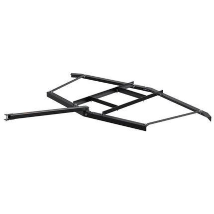 Driveway Drag, 76.57" Width Tow Behind Drag Harrow, Q235 Steel Driveway Grader with Adjustable Bars, Support up to 50 lbs, Driveway Tractor Harrow for ATVs, UTVs, Garden Lawn Tractors.