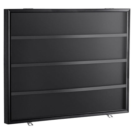 36 Graded Sports Card Display Case, 775 x 617 x 55 mm, Baseball Card Display Frame with 98% UV Protection Clear View PC Glass, Lockable Wall Cabinet for Football Basketball Hockey Trading Card.