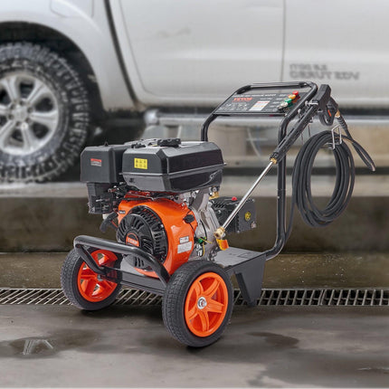 VEVOR Gas Pressure Washer Gas Powered Washer 4400 PSI 4.0 GPM 390cc 5 Nozzles.