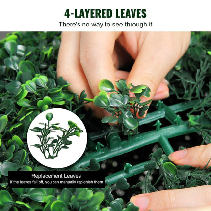 Artificial Topiaries Boxwood Trees, (2 Pieces), Ball-Shape Faux Topiaries Plant, All-year Green Feaux Plant Decorative Balls for Backyard, Balcony,Garden, Wedding and Home.