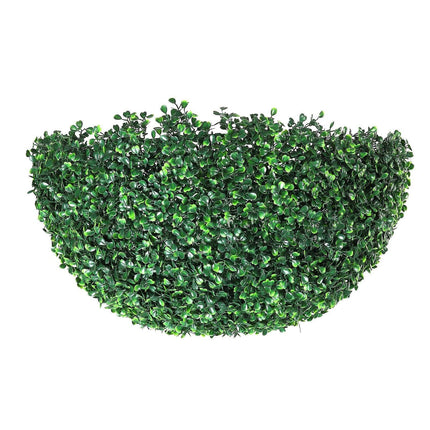 Artificial Topiaries Boxwood Trees, (2 Pieces), Ball-Shape Faux Topiaries Plant, All-year Green Feaux Plant Decorative Balls for Backyard, Balcony,Garden, Wedding and Home.