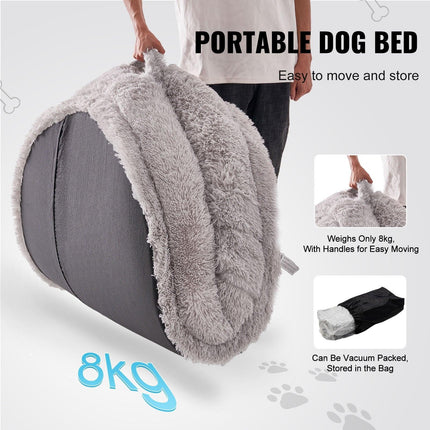 Human Dog Bed 1820x1220x250 mm Human Size Dog Bean Bed Washable PV Velvet.