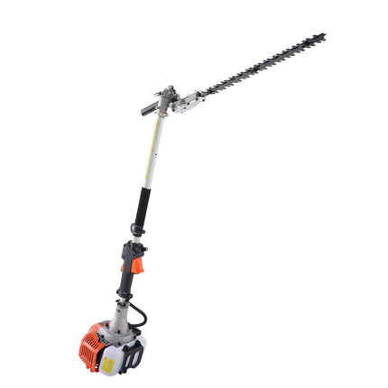 15.7-inch 26CC 2 Cycle Gas Hedge Trimmer, Gas Powered Pole Hedge Trimmer with Dual Sided Dual Action Blade, Adjustable Trimmer Head, Suitable for Trimming Shrubs, Bushes.