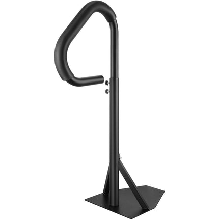 Hot Tub Handrail, 360 Rotatable Spa Side Handrail with 35"-57" Adjustable Height, Rust-proof Aluminum Spa Step Hot Tub Hand Rail with Slide-Under Mount Base for Indoor & Outdoor, 600LBS Capacity.