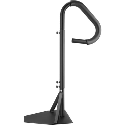 Hot Tub Handrail, 360 Rotatable Spa Side Handrail with 48"-63" Adjustable Height, Rust-proof Aluminum Spa Step Hot Tub Hand Rail with Slide-Under Mount Base for Indoor & Outdoor, 600LBS Capacity.