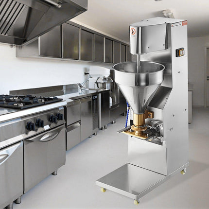 Commercial Meatball Forming Machine, 280 PCs/min Automatic Meatball Maker, 1100W Electric Fish Beef Pork Shrimp Ball Making Tool, Stainless Steel Meatball Former with 18/20/22/26/30/32 mm Models.