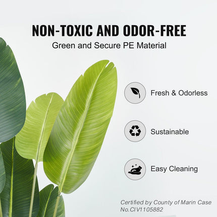 Artificial Birds Of Paradise Tree, 1.5m Tall Faux Plant, PE Material & Anti-Tip Tilt Protection Low-Maintenance Plant, Lifelike Green Fake Tree for Home Office Warehouse Decor Indoor Outdoor.