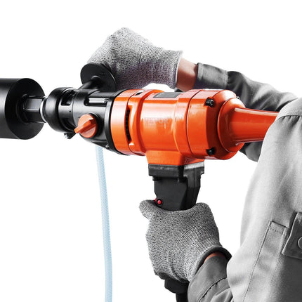 Diamond Core Drilling Machine, 4in Handheld Wet Concrete Core Drill Rig, 1100-2400RPM Two Speed & 1-1/4" Thread & 2 Bubble Levels, 3-4in Drilling Diameter for Concrete Brick Block Stone, 1500W.