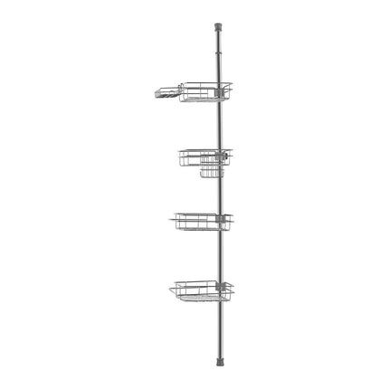 42" to 114" High Shower Corner Caddy Tension Pole Rust-Proof Tension Pole.
